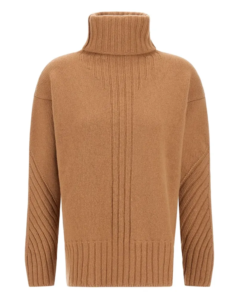 Herno Klassischer Rollkragenpullover - Braun Braun