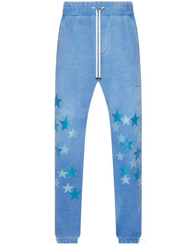 Amiri Jogginghose mit Stern-Patches - Blau Blau