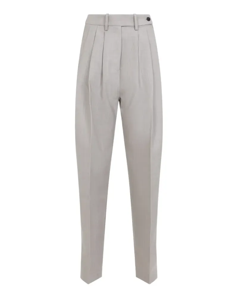Co Plissierte Tapered-Hose - Nude Nude