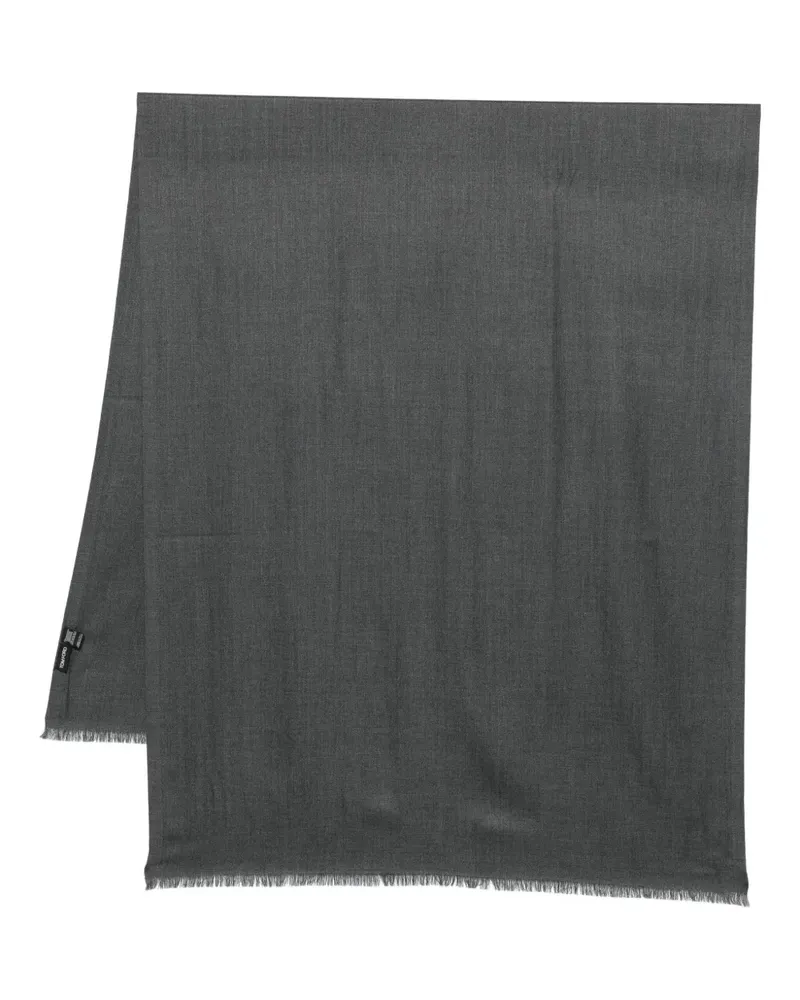 Tom Ford Schal mit Fransen - Grau Grau