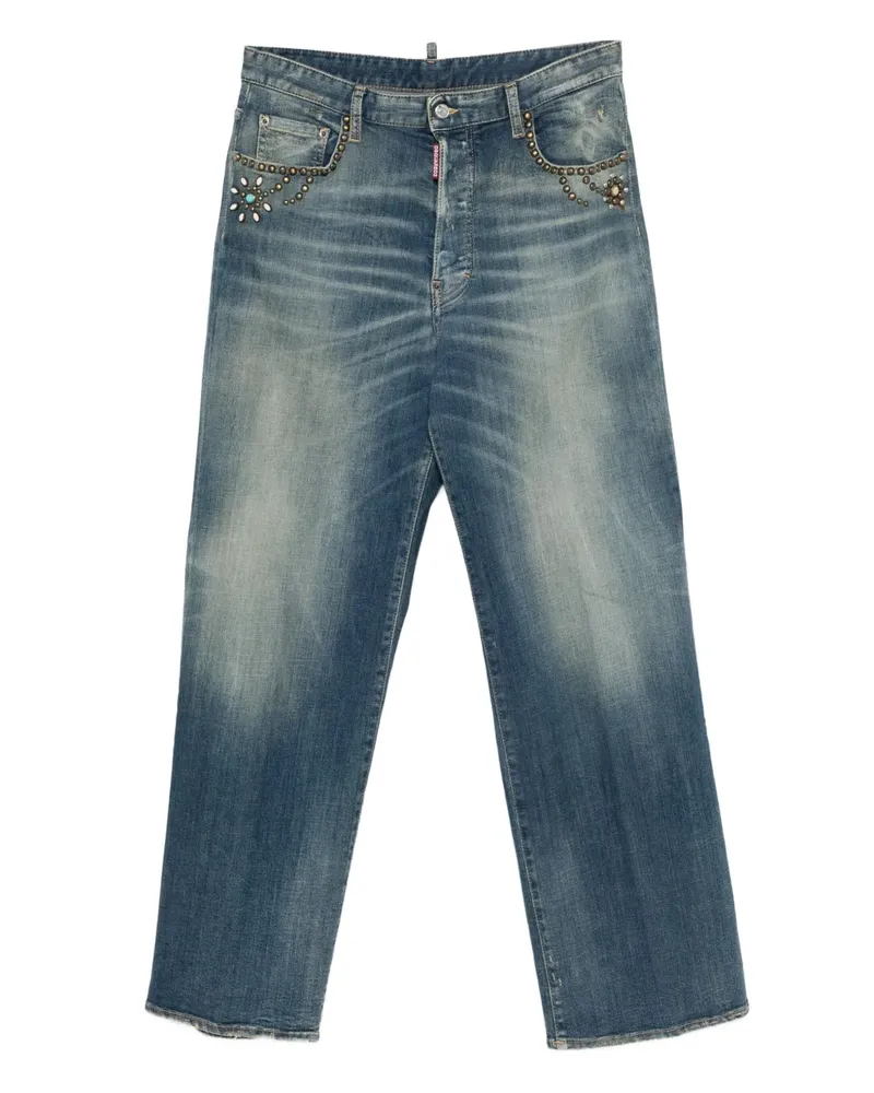 Dsquared2 Jeans mit Nieten - Blau Blau