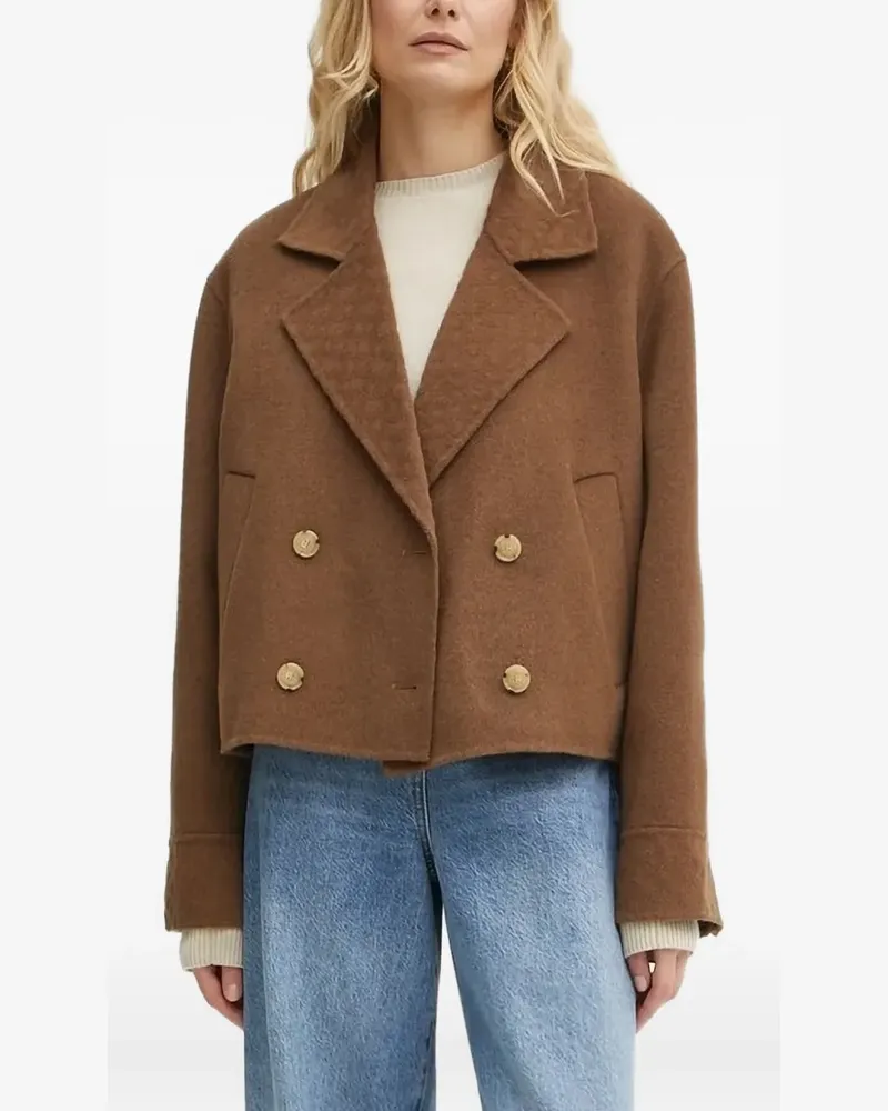 HUGO BOSS Klassische Cabanjacke - Braun Braun
