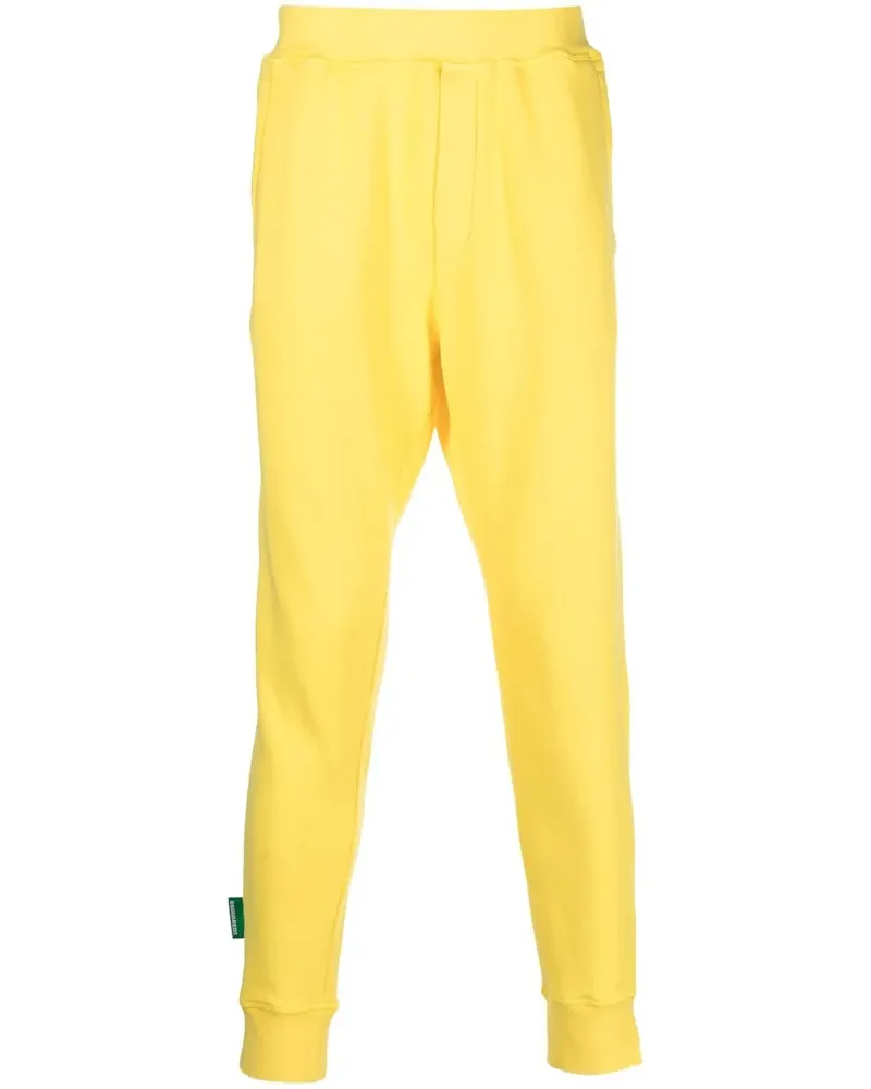 Dsquared2 Jogginghose aus Strickjersey - Gelb Gelb