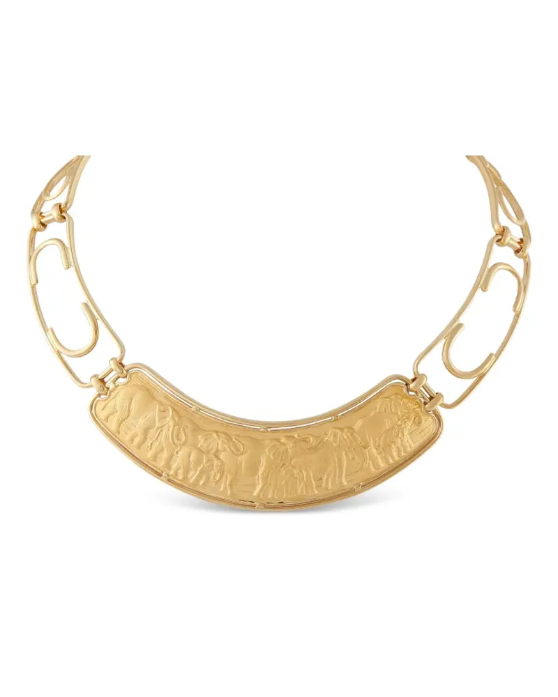 Carrera Y Carrera Halskette mit Elefantendetail - Gold Gold