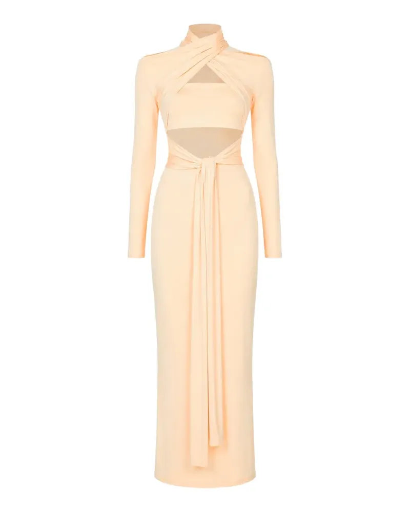 LAPOINTE Maxikleid mit Cut-Out - Orange Orange