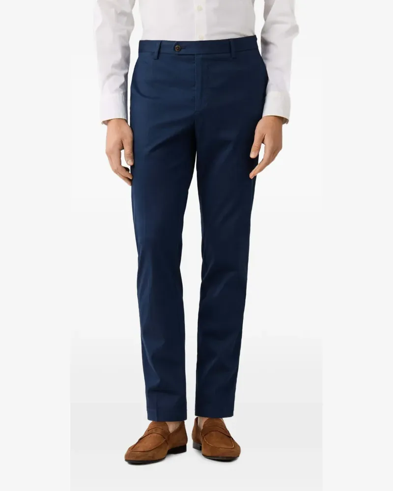 Hackett Kensington Hose mit schmalem Schnitt - Blau Blau