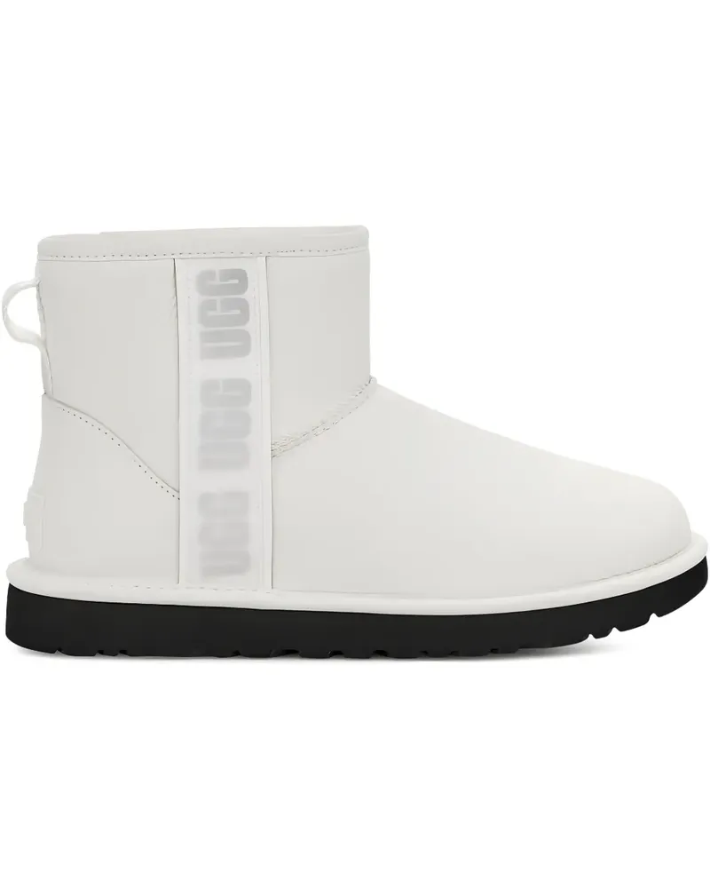 UGG Classic Mini Side Logo Ultra Matte White Stiefeletten - Weiß Weiß