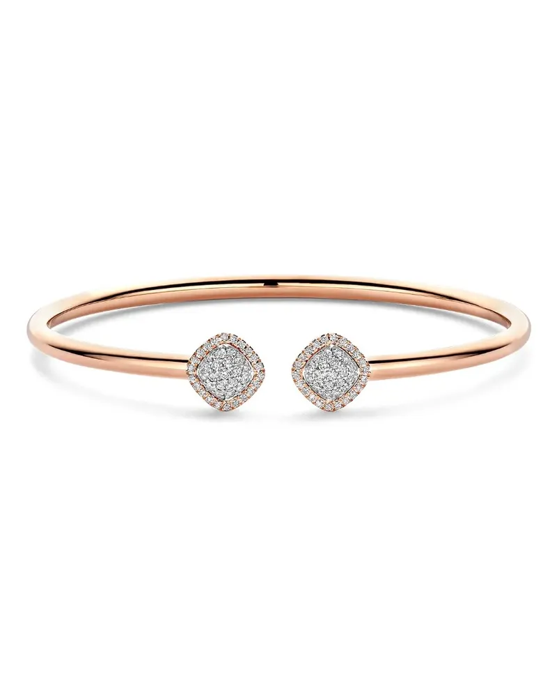 TIRISI 18kt Milano Sweeties Rotgoldarmreif mit Diamanten - Rosa Rosa