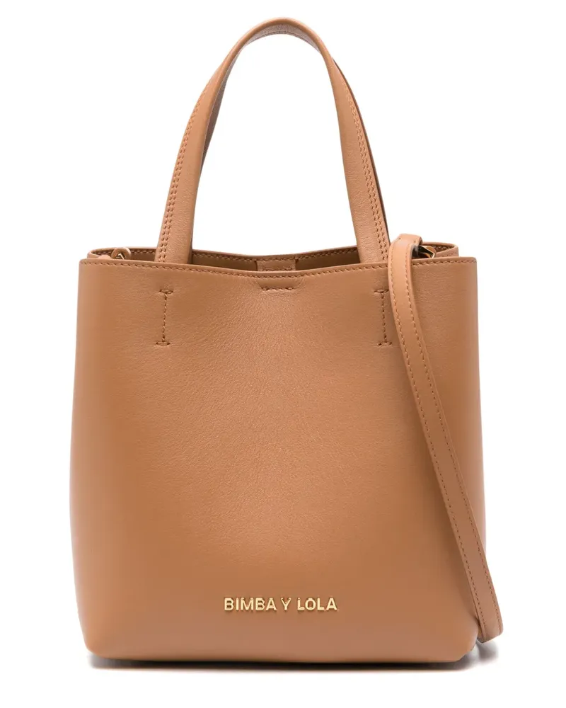 BIMBA Y LOLA Kleine Chihuahua Handtasche - Braun Braun
