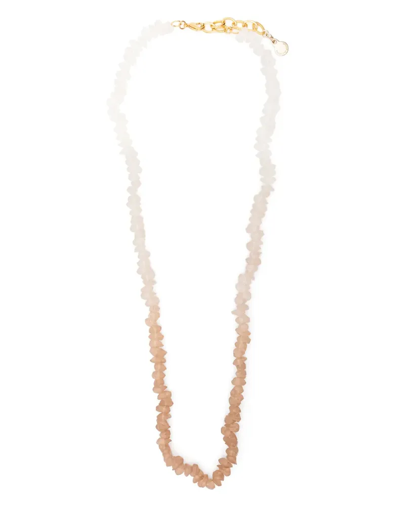 Emporio Armani Halskette mit Farbverlauf-Optik - Nude Nude