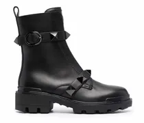 Roman Stud Schnürstiefel 40mm - Schwarz