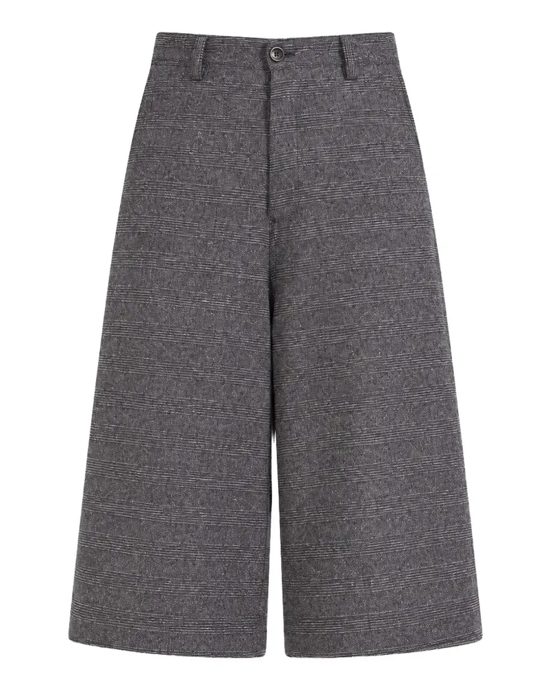 Société Anonyme Shorts mit Querstreifen - Grau Grau