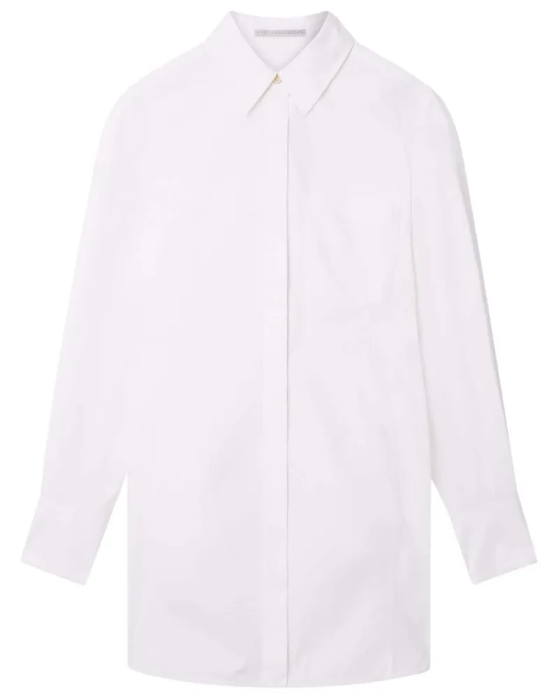 Stella McCartney Hemdkleid aus Popeline - Weiß Weiß