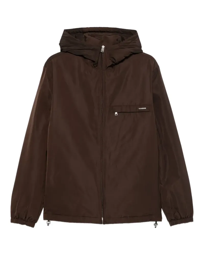 Sandro Jacke mit Reißverschluss - Braun Braun