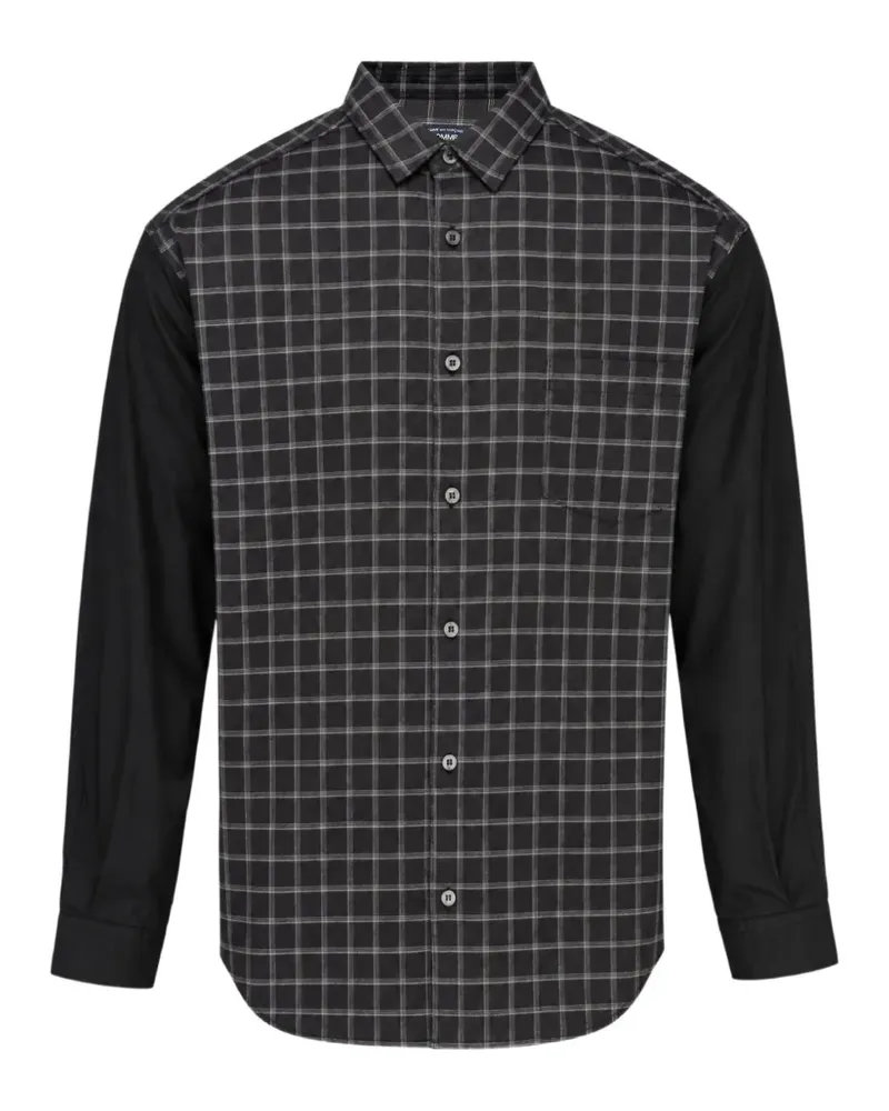 Comme des Garçons Hemd mit Karomuster - Schwarz Schwarz