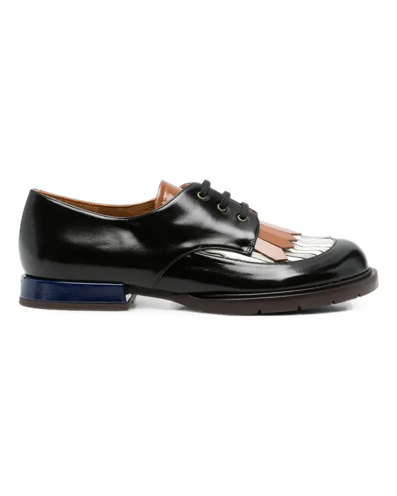 Chie Mihara Jeripa Loafer mit Fransen - Schwarz Schwarz