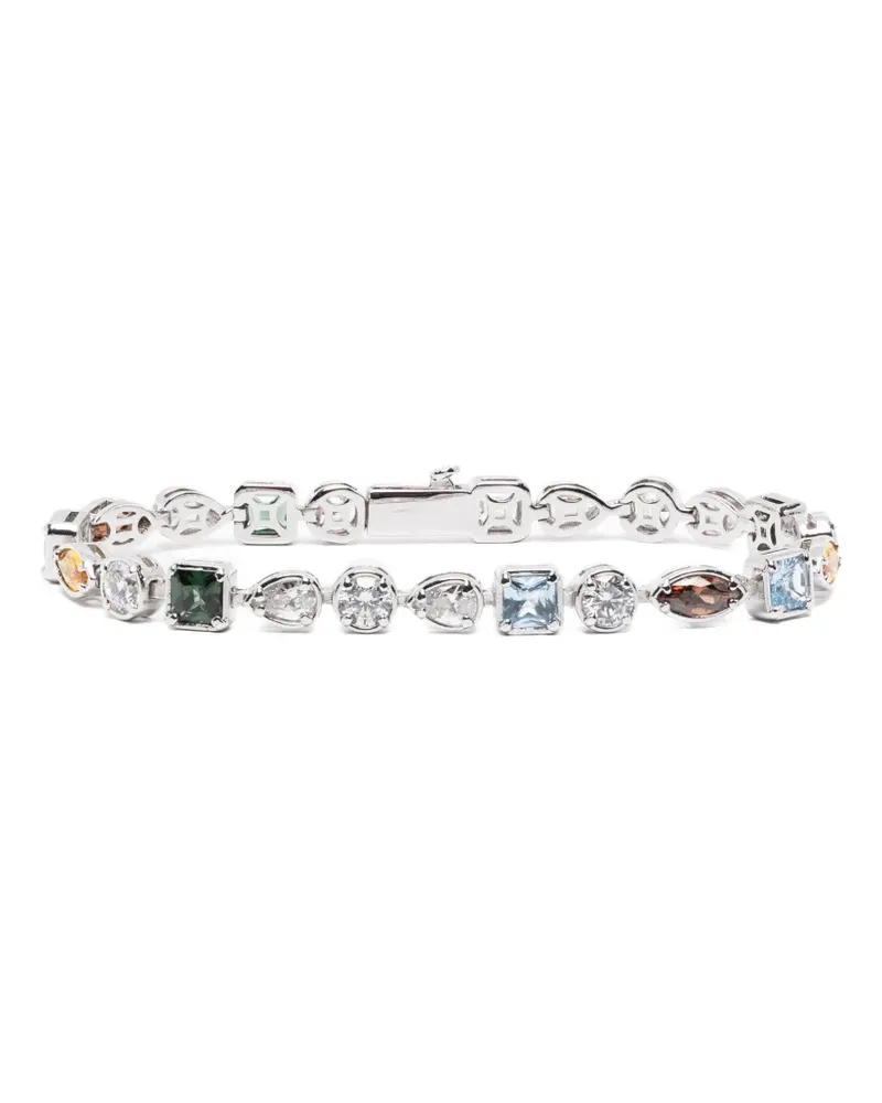 DARKAI mixed stones bracelet - Silber Silber