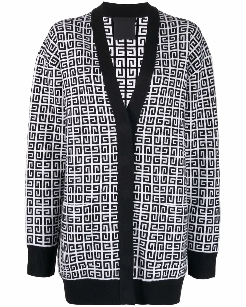 Givenchy Kaschmircardigan mit Monogramm - Weiß Weiß