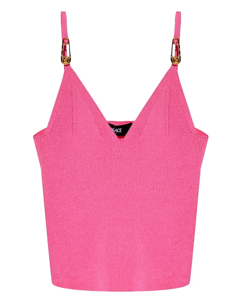Versace Medusa Oberteil mit Schild - Rosa Rosa