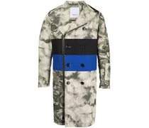 Mantel mit Camouflage-Print
