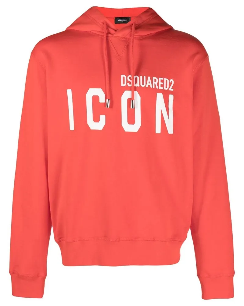 Dsquared2 Hoodie mit Logo-Print - Orange Orange