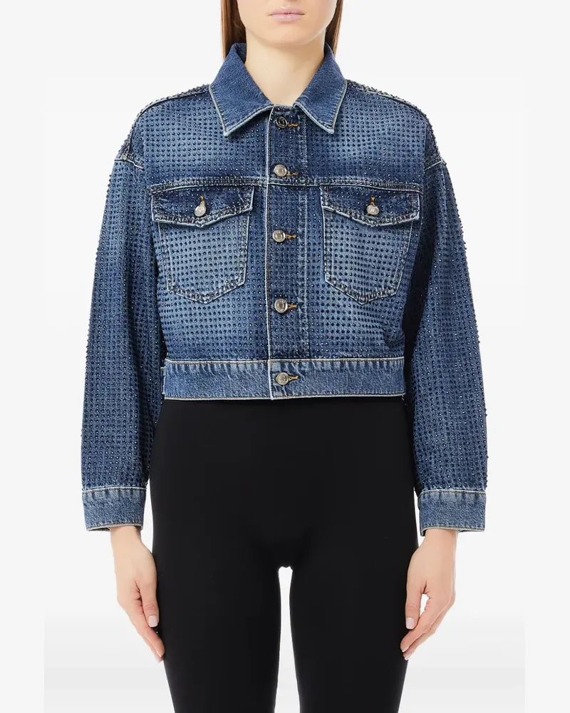 Liu Jo studded denim jacket - Blau Blau