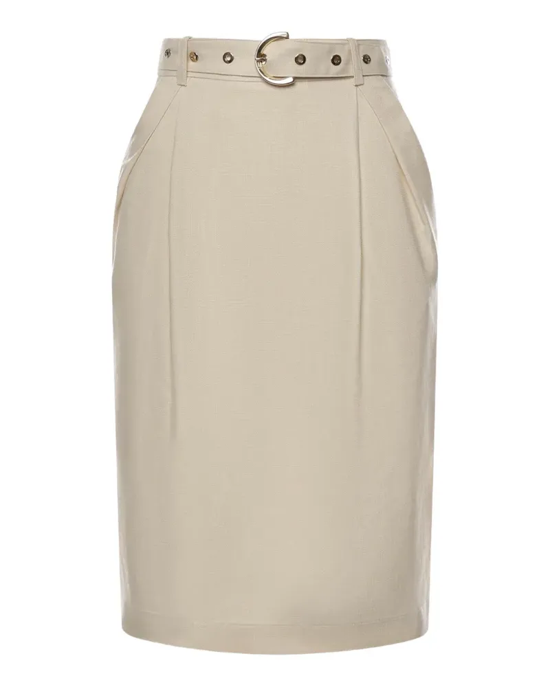 Pinko Midirock mit Gürtel - Nude Nude