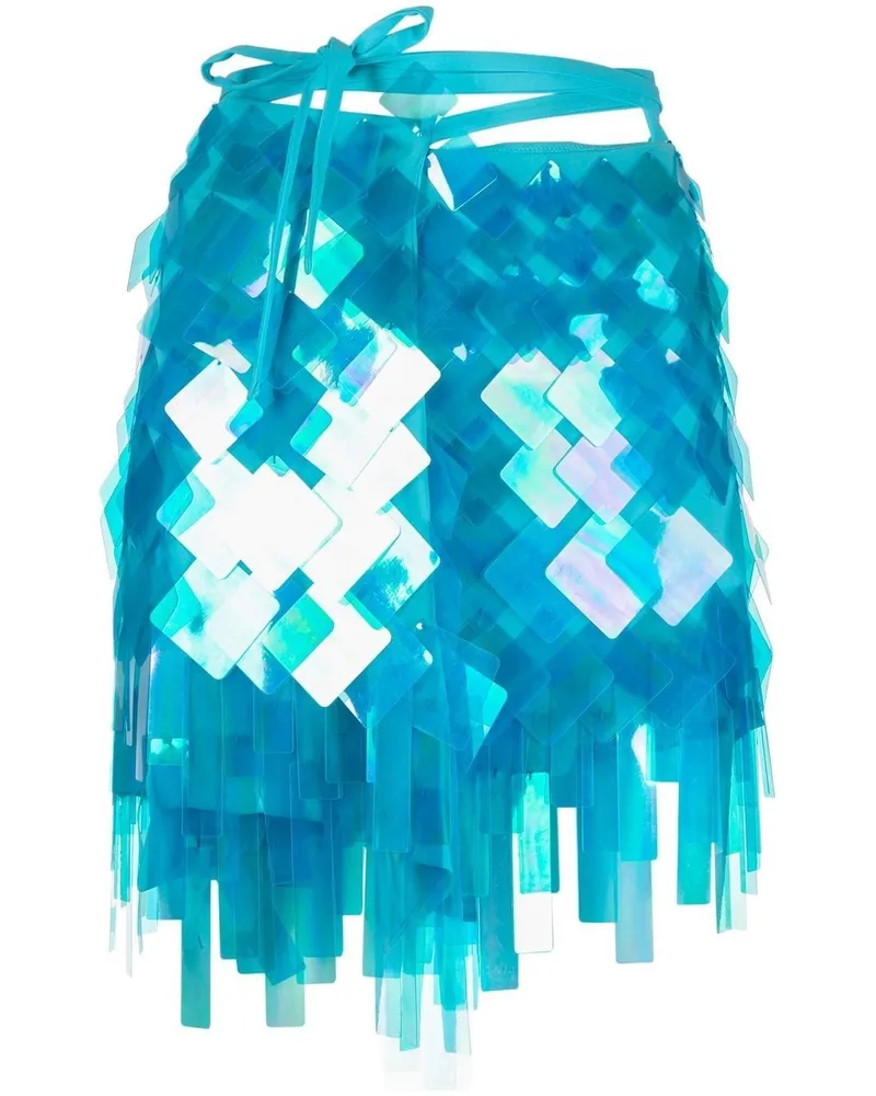 ATTICO Aurelie Minirock - Blau Blau