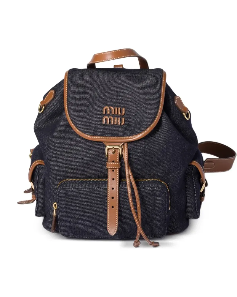 Miu Miu denim backpack - Blau Blau