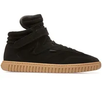 Player High-Top-Sneakers aus Wildleder - Schwarz