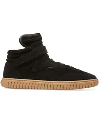 Bally Player High-Top-Sneakers aus Wildleder Schwarz