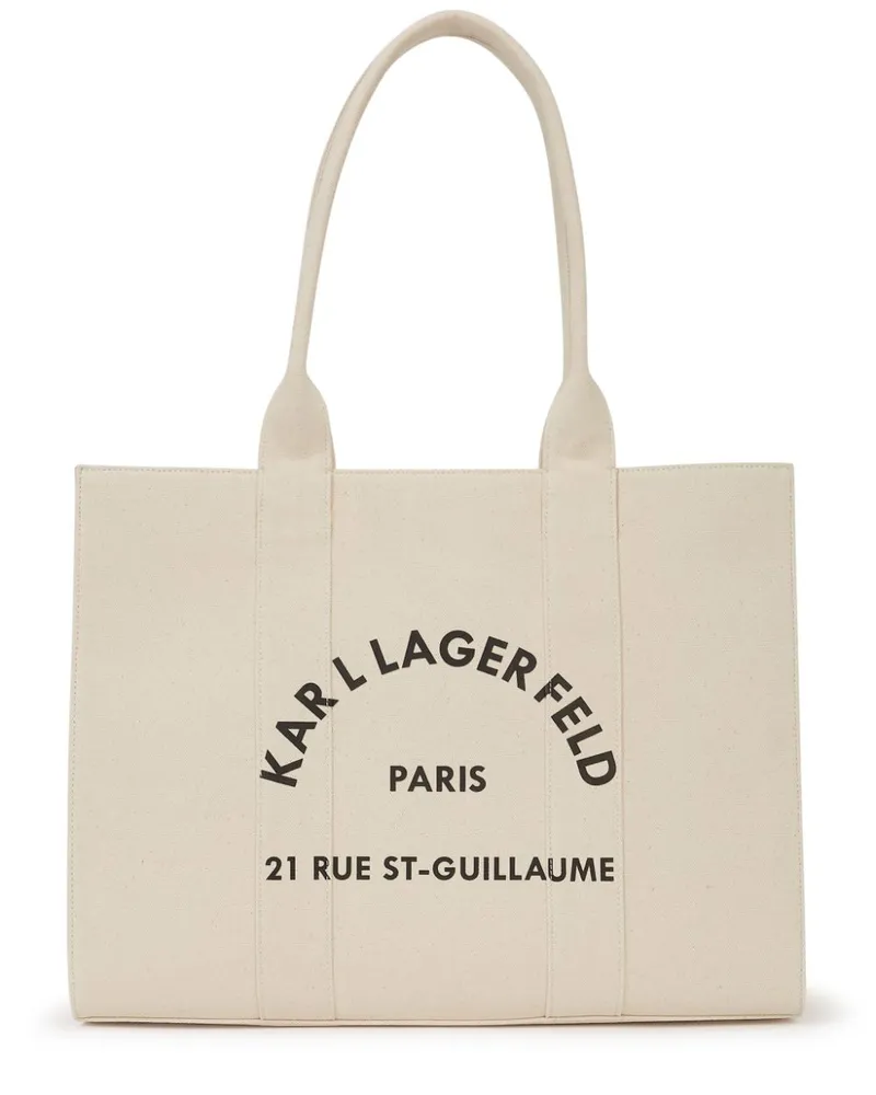 Karl Lagerfeld Große Rue St-Guillaume Tote Bag - Nude Nude
