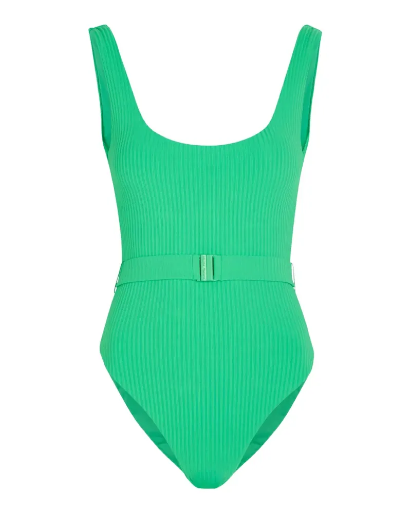 Melissa Odabash Rio ribbed swimsuit - Grün Grün