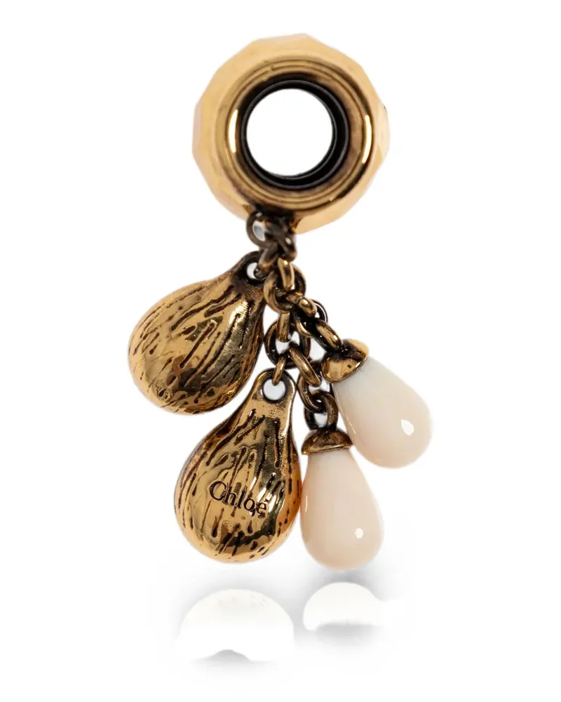 Chloé charm-embellished brass bracelet - Gold Gold