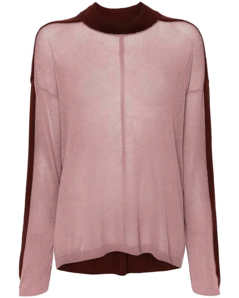 Rick Owens Combo Pullover mit tiefen Schultern - Rosa Rosa