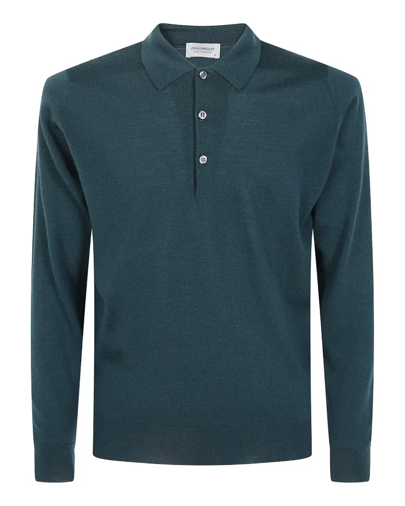 John Smedley Belper Poloshirt - Grün Grün