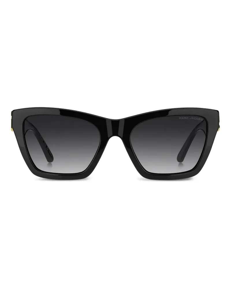 Marc Jacobs Sonnenbrille mit Logo - Schwarz Schwarz