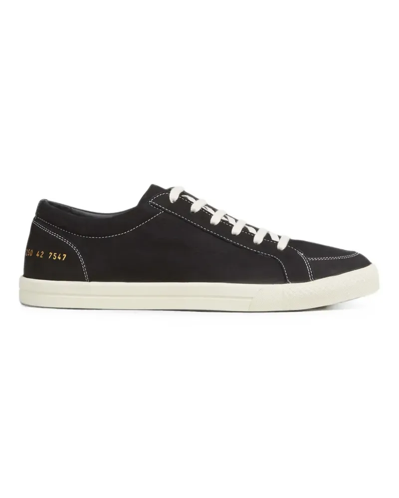 Common Projects Sneakers mit Kontrastnaht - Schwarz Schwarz