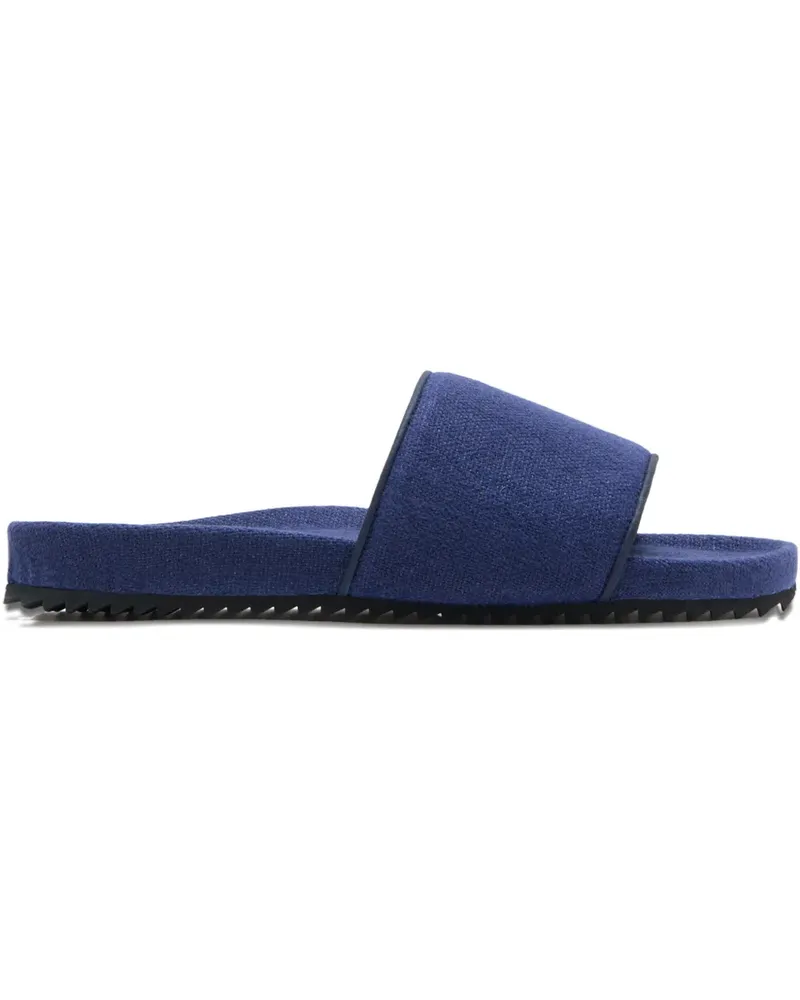 Frescobol Carioca Renato round-toe slides - Blau Blau