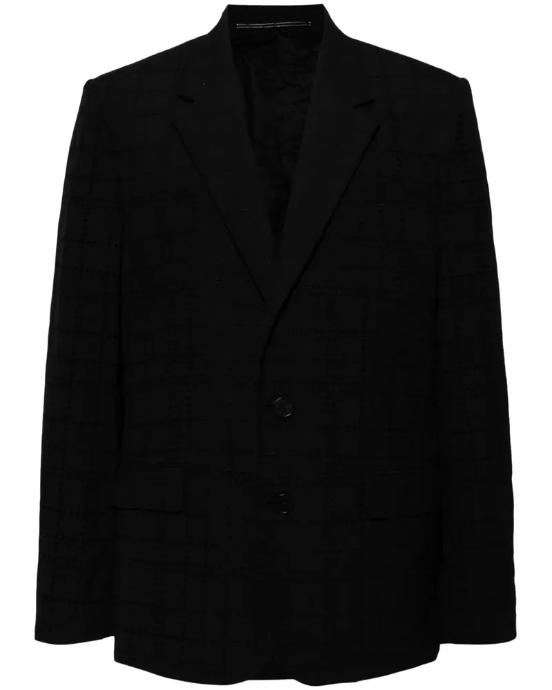 Givenchy Einreihiges Sakko - Schwarz Schwarz