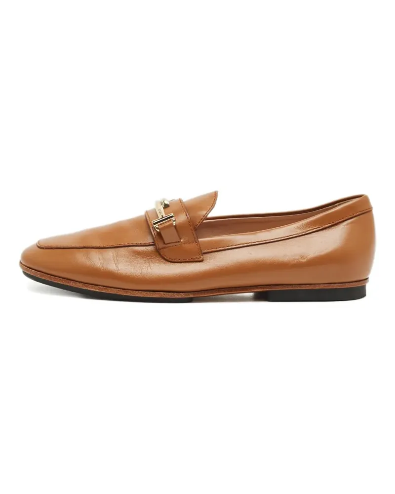 TOD'S leather loafers - Braun Braun