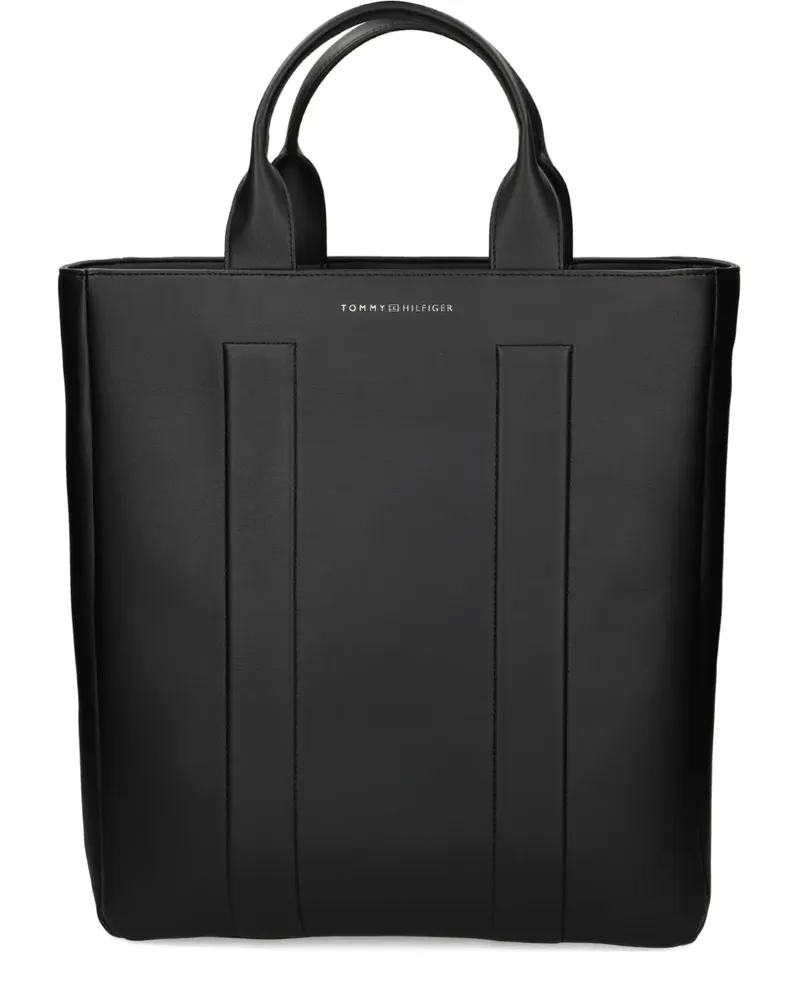 Tommy Hilfiger Shopper mit Logo - Schwarz Schwarz
