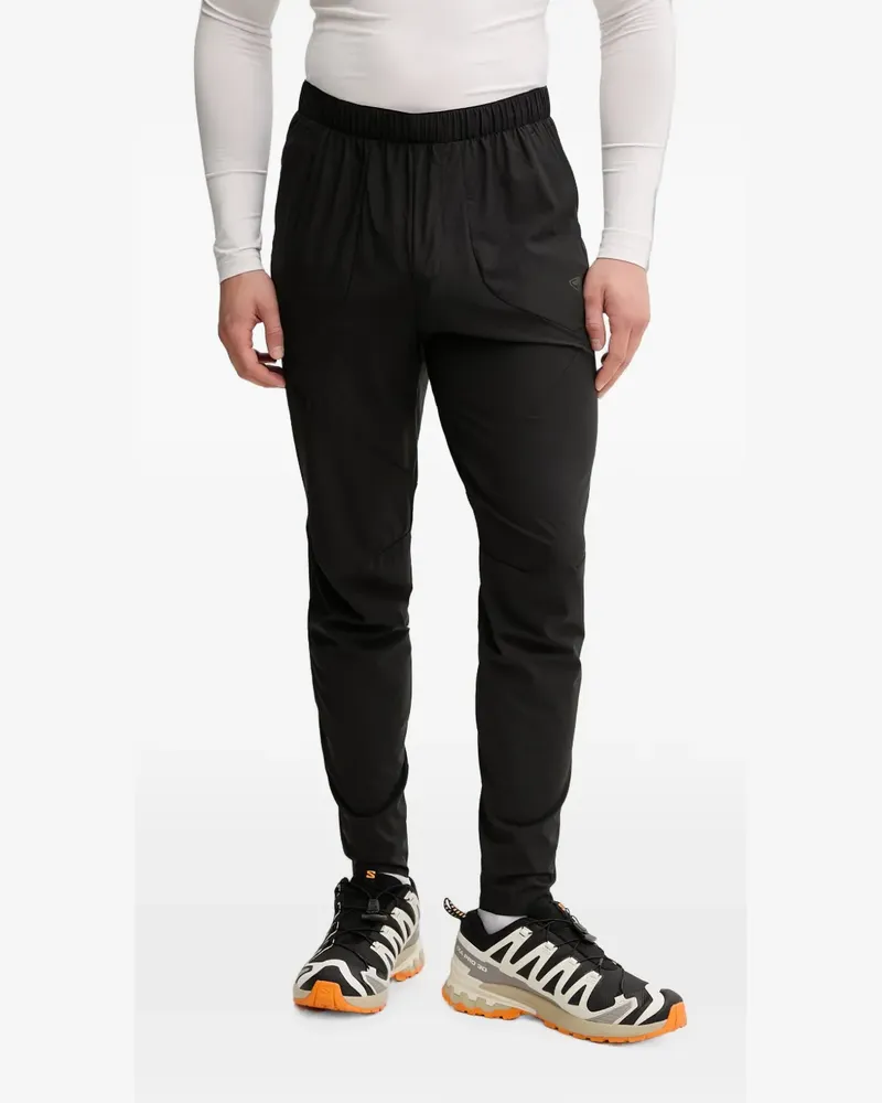 Dynafit logo-patch track pants - Schwarz Schwarz