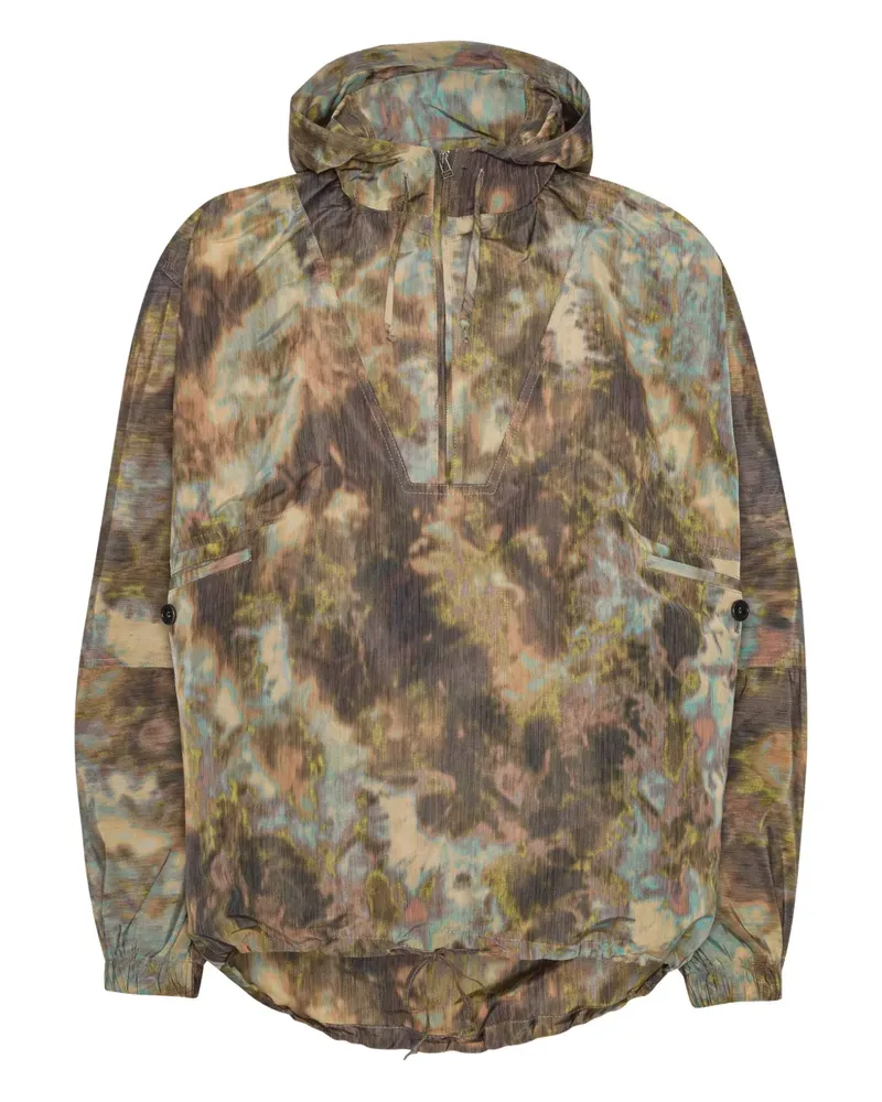 Henrik Vibskov Hoodie mit Camouflage-Print - Braun Braun
