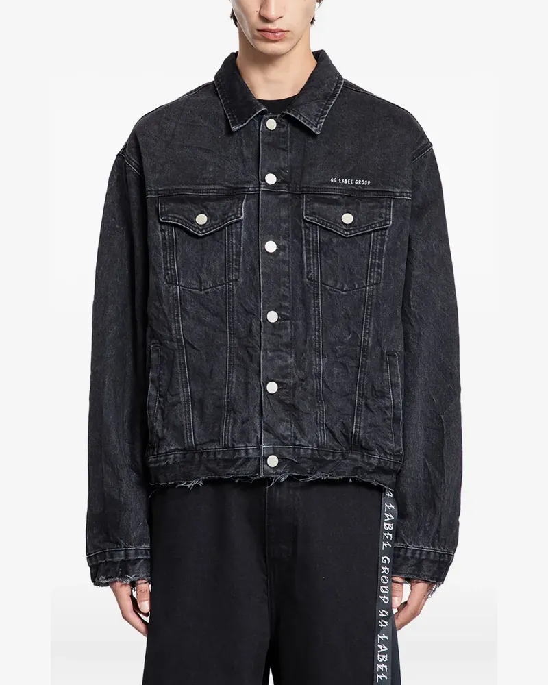 44 LABEL GROUP Simulation Jeansjacke mit Knöpfen - Blau Blau