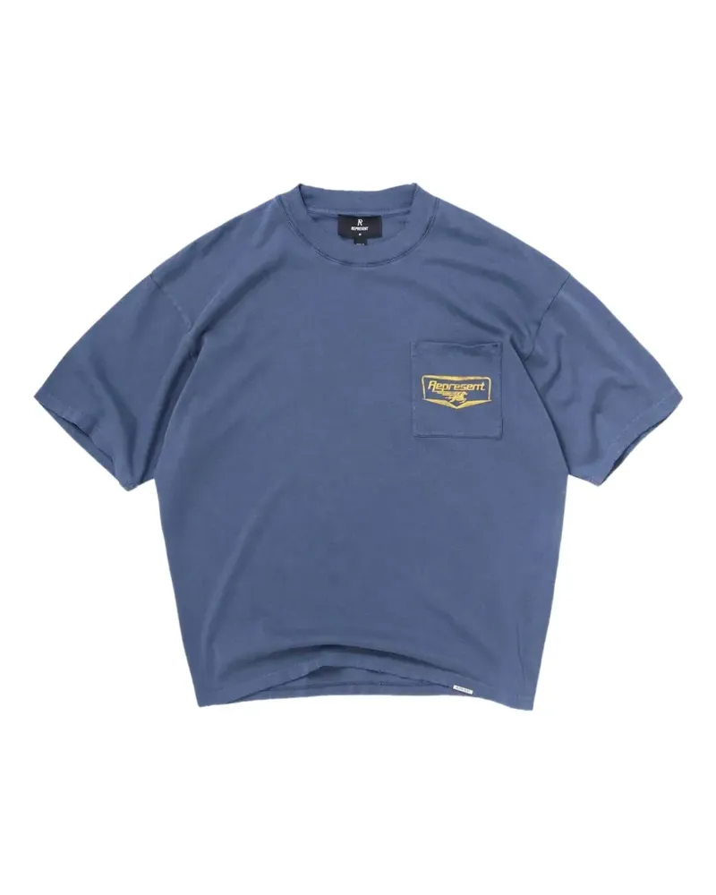 REPRESENT pocket graphic T-shirt - Blau Blau