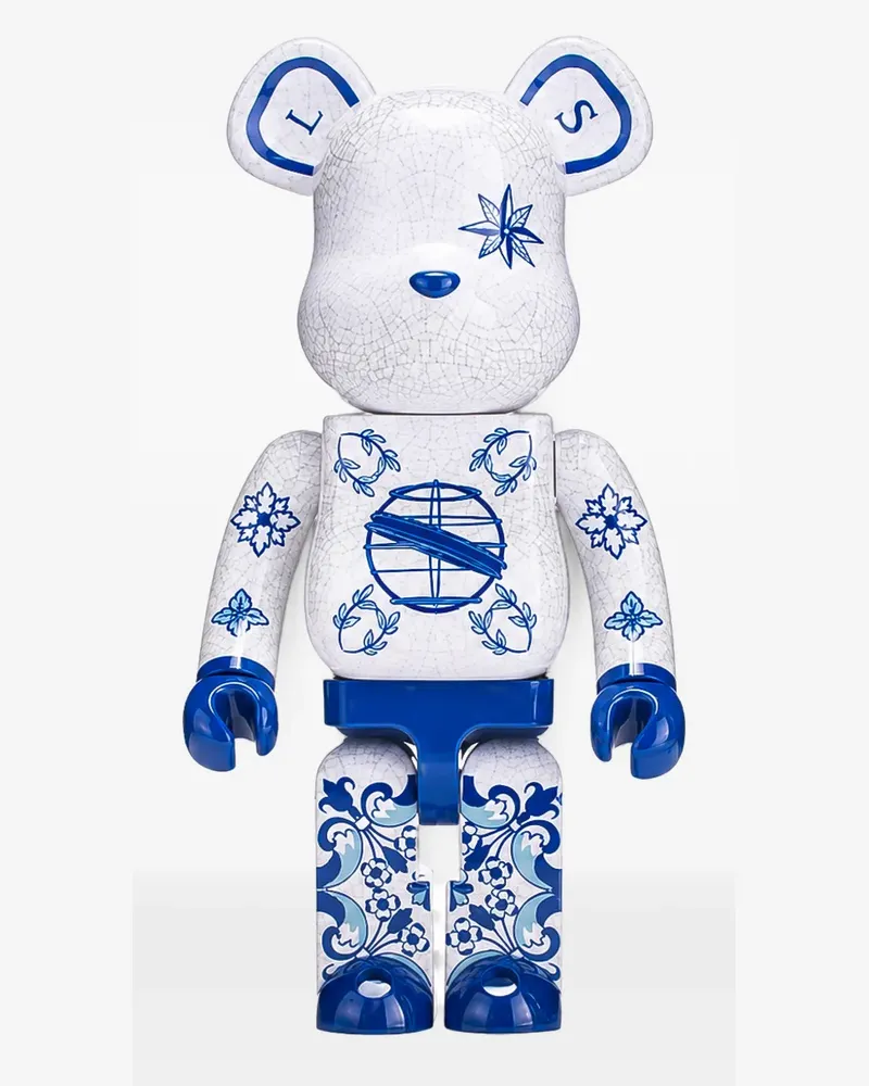 Medicom Toy x Senado Square x Bearbrick 1000% Figur - Weiß Weiß