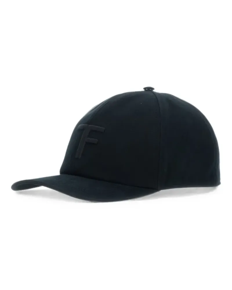 Tom Ford TF Baseballkappe mit Logo-Stickerei - Schwarz Schwarz