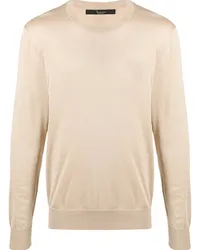 Billionaire Pullover mit Wappenstickerei Nude