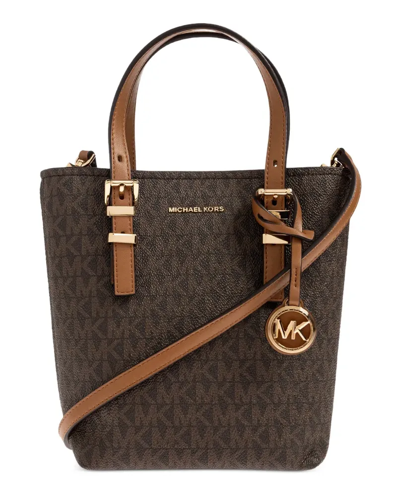 Michael Kors XS Quinn patterned tote bag - Braun Braun